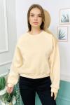 158705 B Yaka Sardonlu Sweatshirt